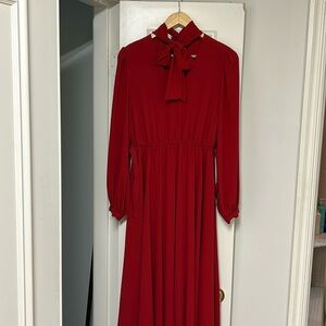 CO red 2018 fall / winter collection dress. Worn once.